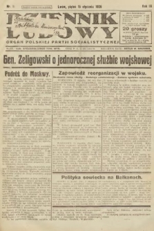 Dziennik Ludowy : organ Polskiej Partji Socjalistycznej. 1926, nr 11