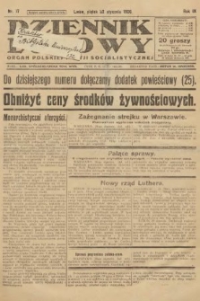 Dziennik Ludowy : organ Polskiej Partji Socjalistycznej. 1926, nr 17