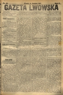 Gazeta Lwowska. 1887, nr 82