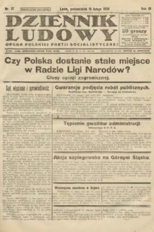 Dziennik Ludowy : organ Polskiej Partji Socjalistycznej. 1926, nr 37