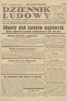 Dziennik Ludowy : organ Polskiej Partji Socjalistycznej. 1926, nr 39