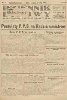 Dziennik Ludowy : organ Polskiej Partji Socjalistycznej. 1926, nr 42