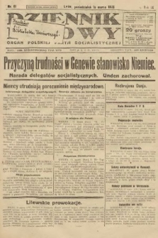 Dziennik Ludowy : organ Polskiej Partji Socjalistycznej. 1926, nr 61