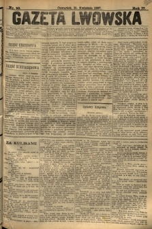 Gazeta Lwowska. 1887, nr 90