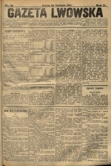 Gazeta Lwowska. 1887, nr 92