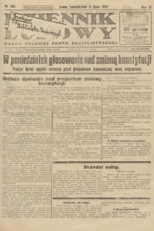 Dziennik Ludowy : organ Polskiej Partji Socjalistycznej. 1926, nr 166