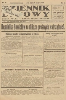 Dziennik Ludowy : organ Polskiej Partji Socjalistycznej. 1926, nr 181