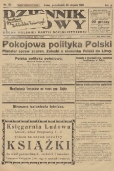 Dziennik Ludowy : organ Polskiej Partji Socjalistycznej. 1926, nr 196