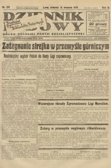 Dziennik Ludowy : organ Polskiej Partji Socjalistycznej. 1926, nr 216