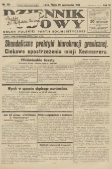 Dziennik Ludowy : organ Polskiej Partji Socjalistycznej. 1926, nr 253