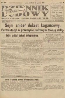 Dziennik Ludowy : organ Polskiej Partji Socjalistycznej. 1926, nr 289