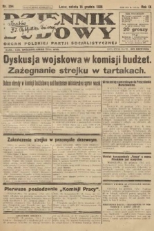 Dziennik Ludowy : organ Polskiej Partji Socjalistycznej. 1926, nr 294