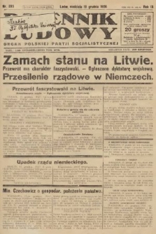 Dziennik Ludowy : organ Polskiej Partji Socjalistycznej. 1926, nr 295