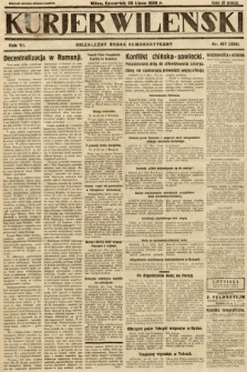 Kurjer Wileński : niezależny organ demokratyczny. 1929, nr 167