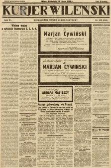 Kurjer Wileński : niezależny organ demokratyczny. 1929, nr 170
