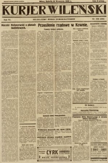 Kurjer Wileński : niezależny organ demokratyczny. 1929, nr 216