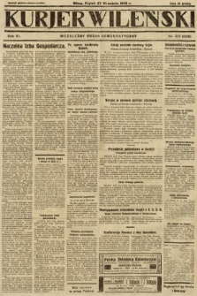 Kurjer Wileński : niezależny organ demokratyczny. 1929, nr 221