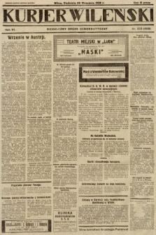Kurjer Wileński : niezależny organ demokratyczny. 1929, nr 223