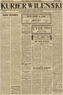 Kurjer Wileński : niezależny organ demokratyczny. 1929, nr 224