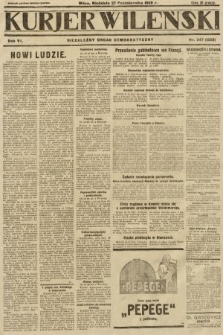 Kurjer Wileński : niezależny organ demokratyczny. 1929, nr 247