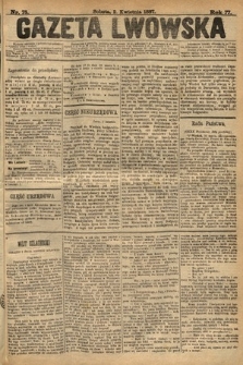 Gazeta Lwowska. 1887, nr 75