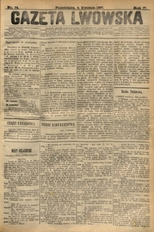 Gazeta Lwowska. 1887, nr 76