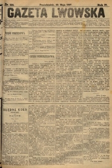 Gazeta Lwowska. 1887, nr 116