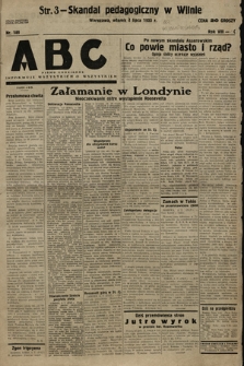 ABC : pismo codzienne : informuje wszystkich o wszystkiem. 1933, nr 189
