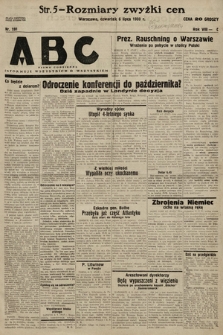 ABC : pismo codzienne : informuje wszystkich o wszystkiem. 1933, nr 191