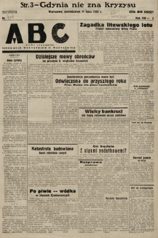 ABC : pismo codzienne : informuje wszystkich o wszystkiem. 1933, nr 203