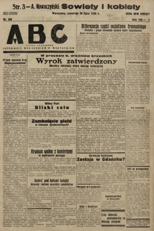 ABC : pismo codzienne : informuje wszystkich o wszystkiem. 1933, nr 206