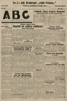 ABC : pismo codzienne : informuje wszystkich o wszystkiem. 1933, nr 248