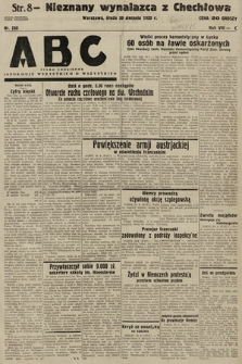 ABC : pismo codzienne : informuje wszystkich o wszystkiem. 1933, nr 250