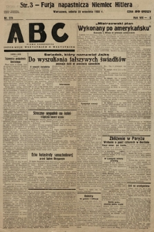 ABC : pismo codzienne : informuje wszystkich o wszystkiem. 1933, nr 275