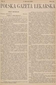 Polska Gazeta Lekarska. 1928, nr 2