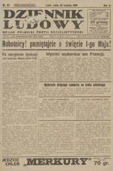 Dziennik Ludowy : organ Polskiej Partji Socjalistycznej. 1928, nr 95