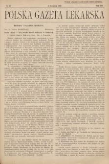 Polska Gazeta Lekarska. 1937, nr 17