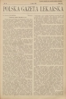 Polska Gazeta Lekarska. 1937, nr 18