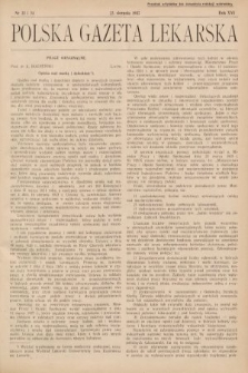 Polska Gazeta Lekarska. 1937, nr 33 i 34