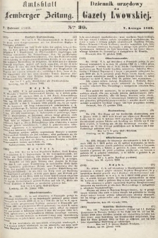 Amtsblatt zur Lemberger Zeitung = Dziennik Urzędowy do Gazety Lwowskiej. 1863, nr 30