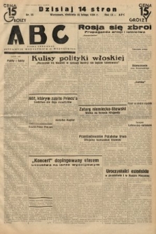 ABC : pismo codzienne : informuje wszystkich o wszystkiem. 1934, nr 55