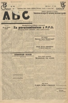 ABC : pismo codzienne : informuje wszystkich o wszystkiem. 1934, nr 168