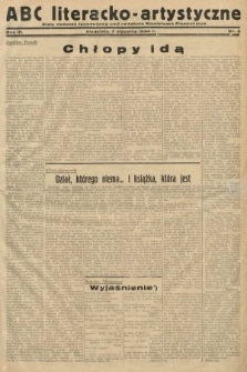 ABC Literacko-Artystyczne : stały dodatek tygodniowy. 1934, nr 2