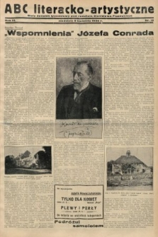 ABC Literacko-Artystyczne : stały dodatek tygodniowy. 1934, nr 15