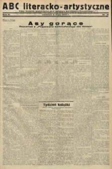 ABC Literacko-Artystyczne : stały dodatek tygodniowy. 1934, nr 19
