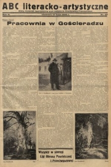ABC Literacko-Artystyczne : stały dodatek tygodniowy. 1934, nr 20
