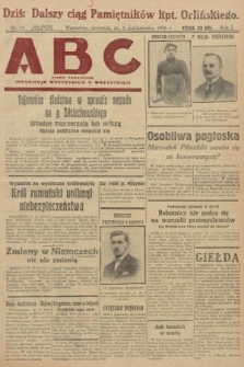 ABC : pismo codzienne : informuje wszystkich o wszystkiem. 1926, nr 14