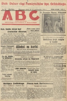 ABC : pismo codzienne : informuje wszystkich o wszystkiem. 1926, nr 34