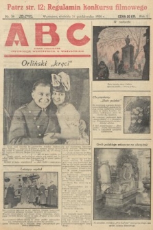 ABC : pismo codzienne : informuje wszystkich o wszystkiem. 1926, nr 38