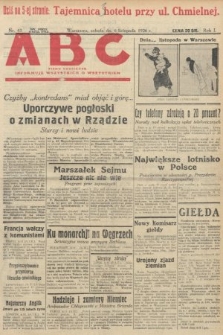 ABC : pismo codzienne : informuje wszystkich o wszystkiem. 1926, nr 43